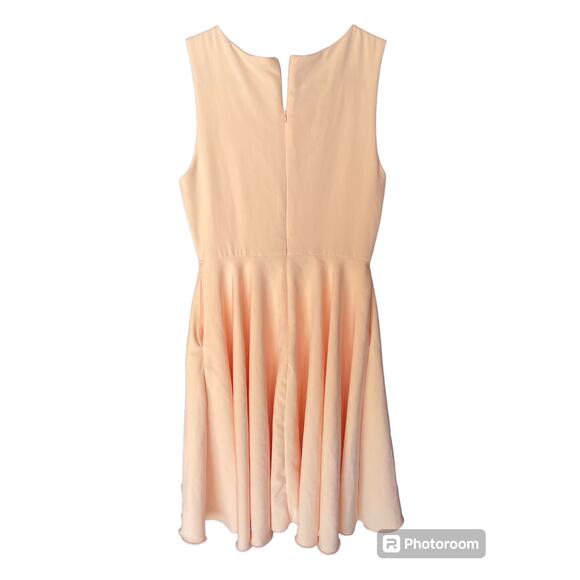 Lulus Sweetly Sung Peach Midi Dress in size small - Picture 6 of 8